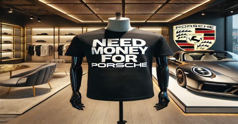 Need Money for Porsche Shirt